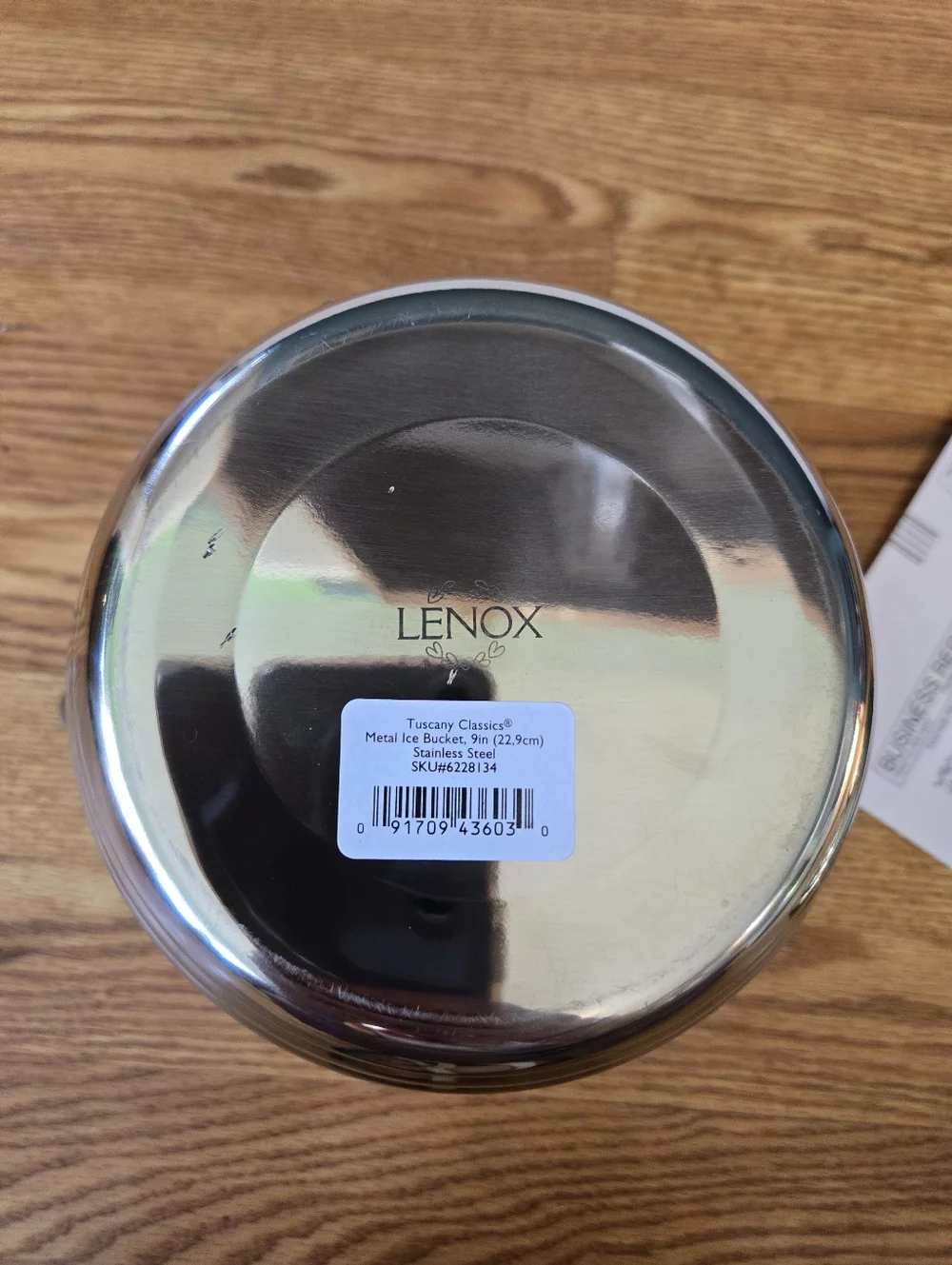 Lenox Stainless Steel Ice Bucket - Silver Finish